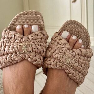 Sam Edelman Tan Woven Sandals